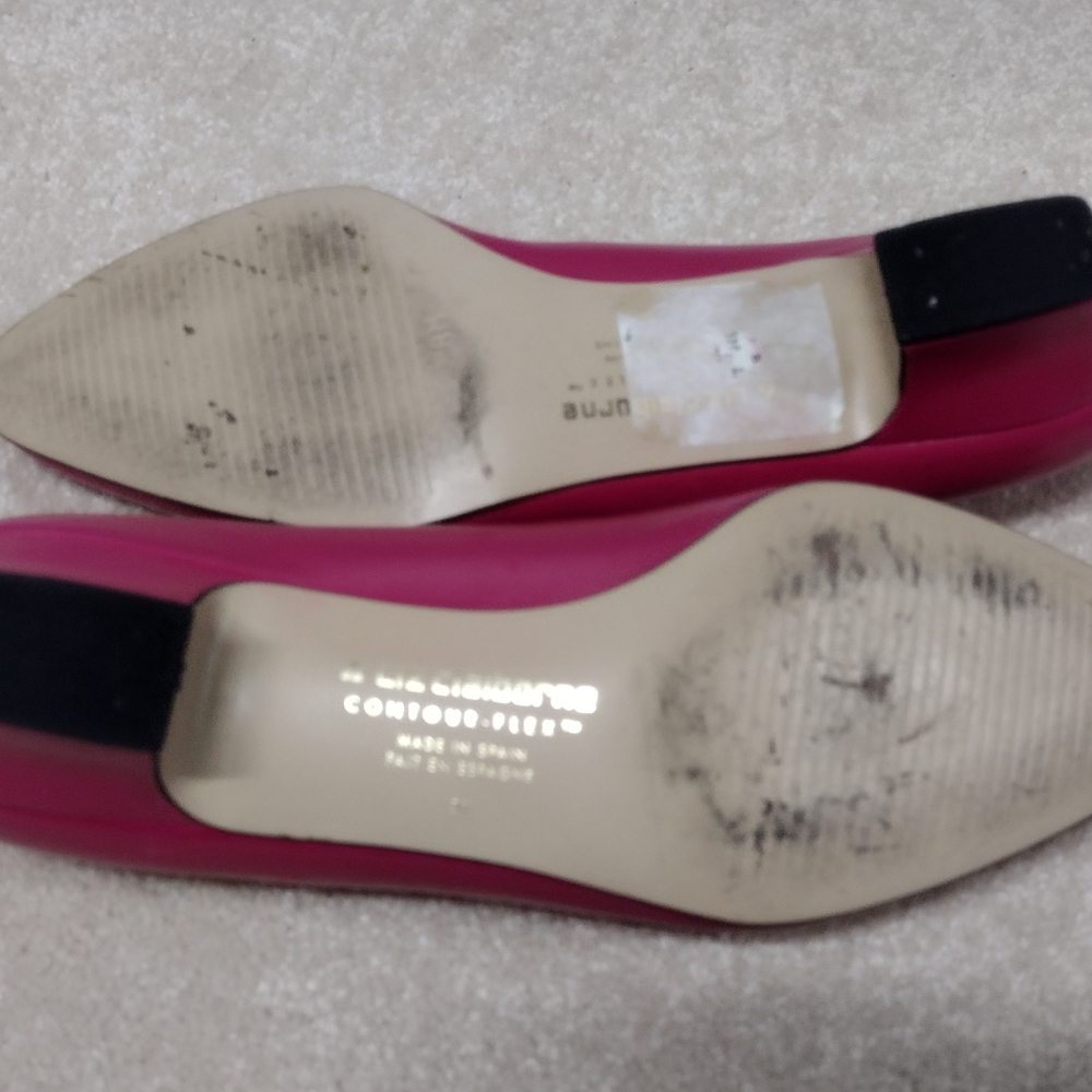 Liz Claiborne Women's Pink Leather Shoes - Picture 3 of 10